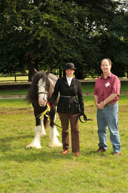 John Borda with Third prize winner